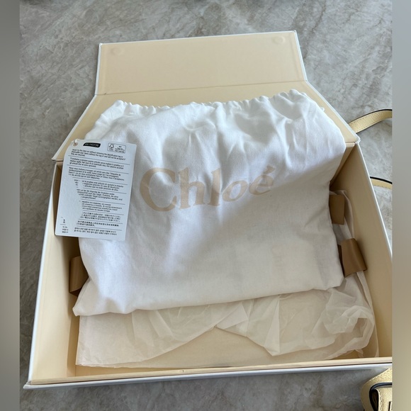 NWT Chloe round mini Marcie bag, Softie Yellow - Picture 7 of 12